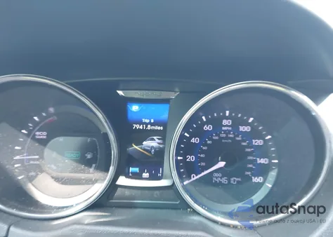 2013 Hyundai Sonata Hybrid Limited из США, поврежденный, VIN KMHEC4A41DA100626